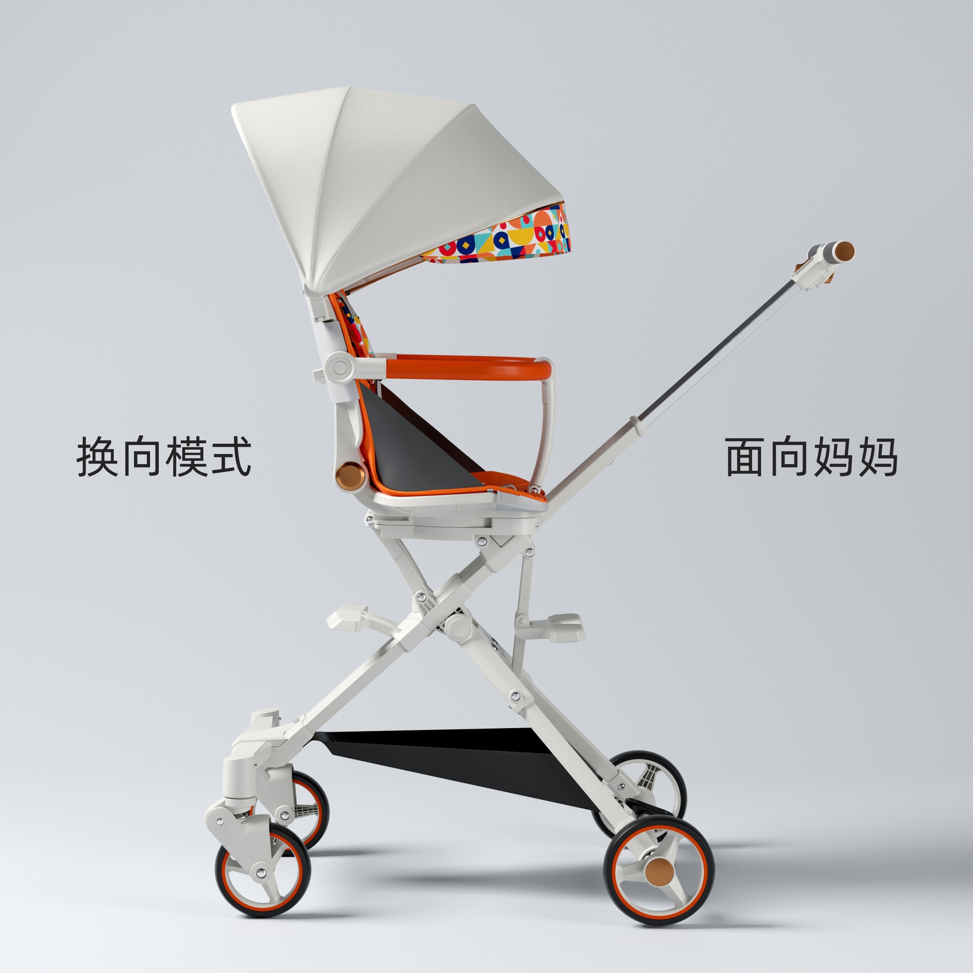 Playkids普洛可遛娃婴幼儿可躺可换向高景观轻便推车一键折叠X6X7 оптом из Китая