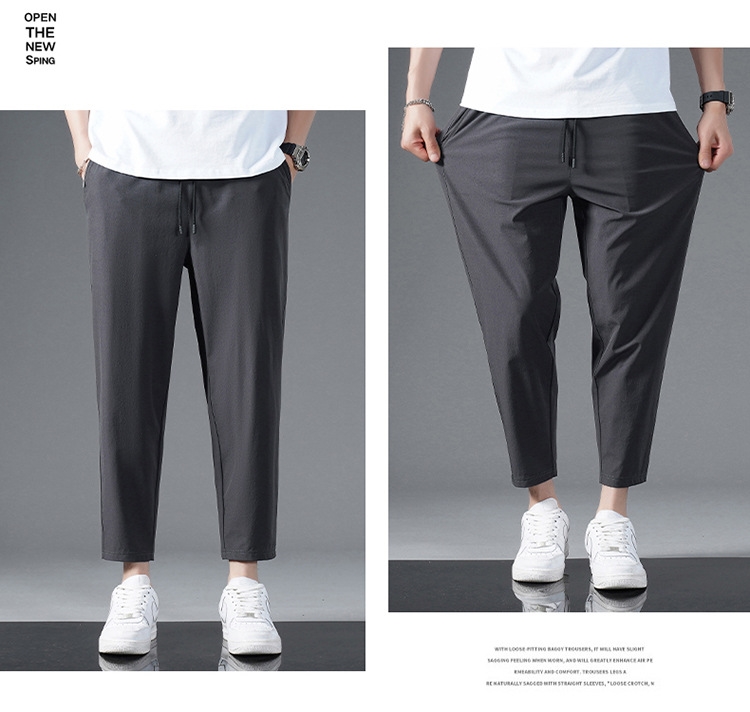 Мужские летние брюки из легкого льняного материала оптом из Китая