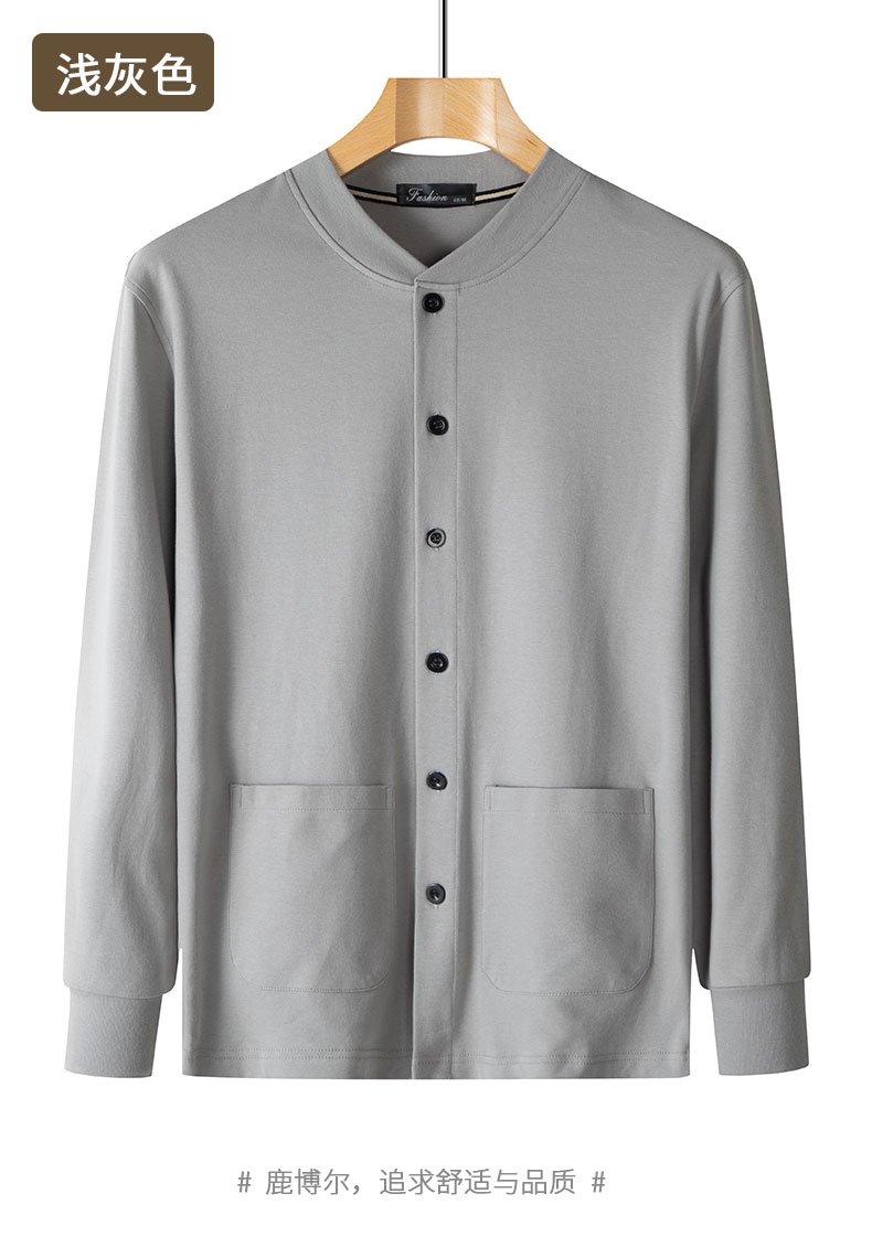 Мужская хлопковая футболка с длинным рукавом для пожилых оптом