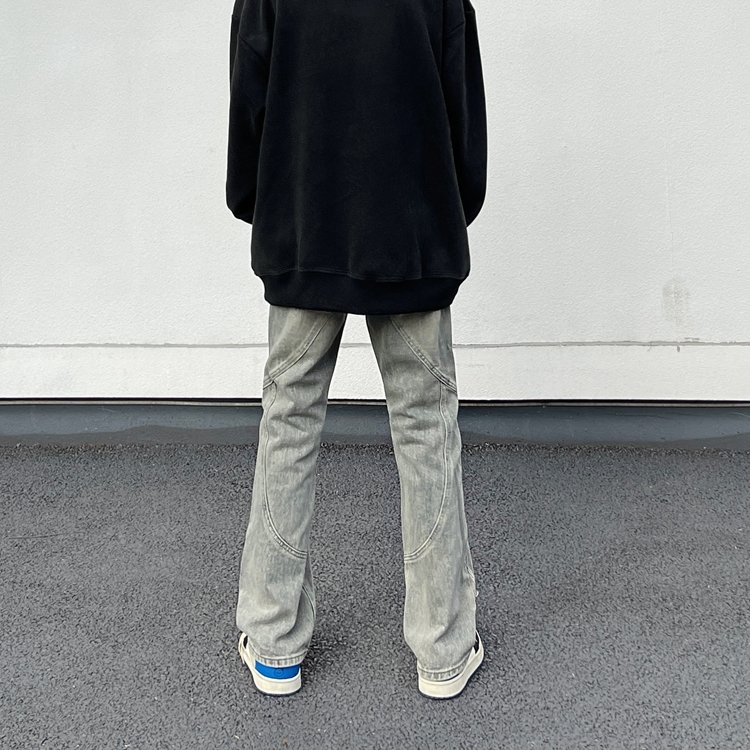 Мужские джинсы в стиле ретро с облегающими штанинами оптом из Китая