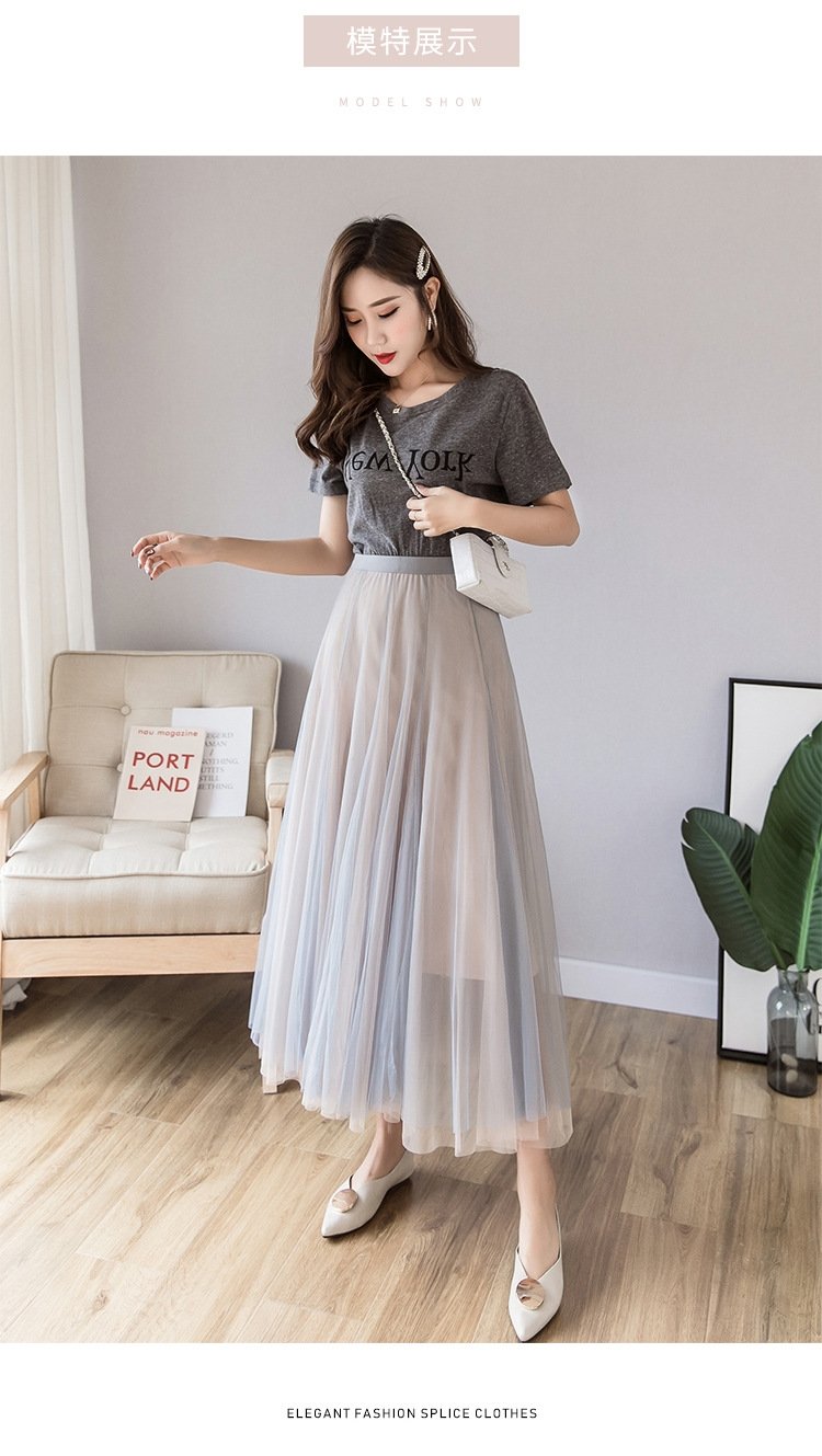 Многослойная сетчатая юбка оптом из Китая