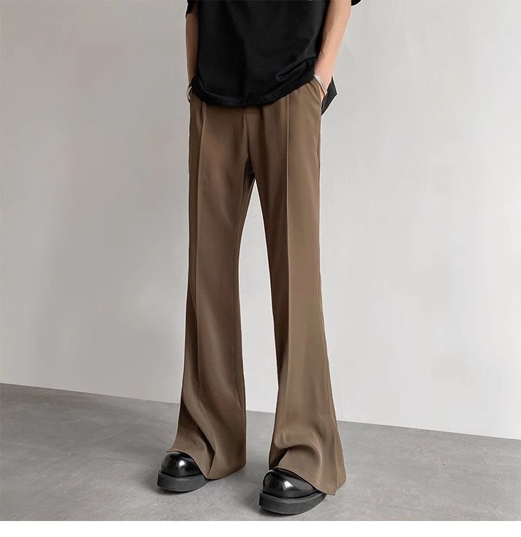 Мужские брюки с разрезом на костюме оптом из Китая