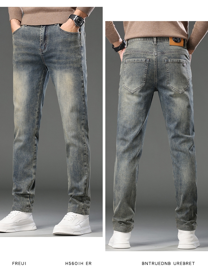 Мужские джинсы весна-осень 2024 оптом из Китая