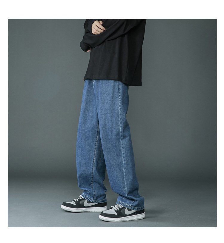 Мужские джинсы 2024 с прямыми штанинами оптом из Китая