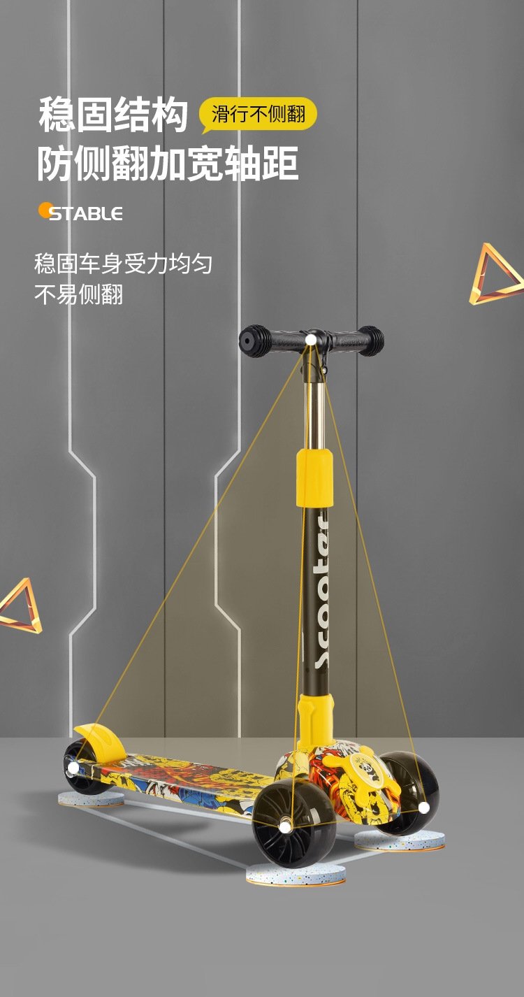 Детский трехколесный самокат оптом