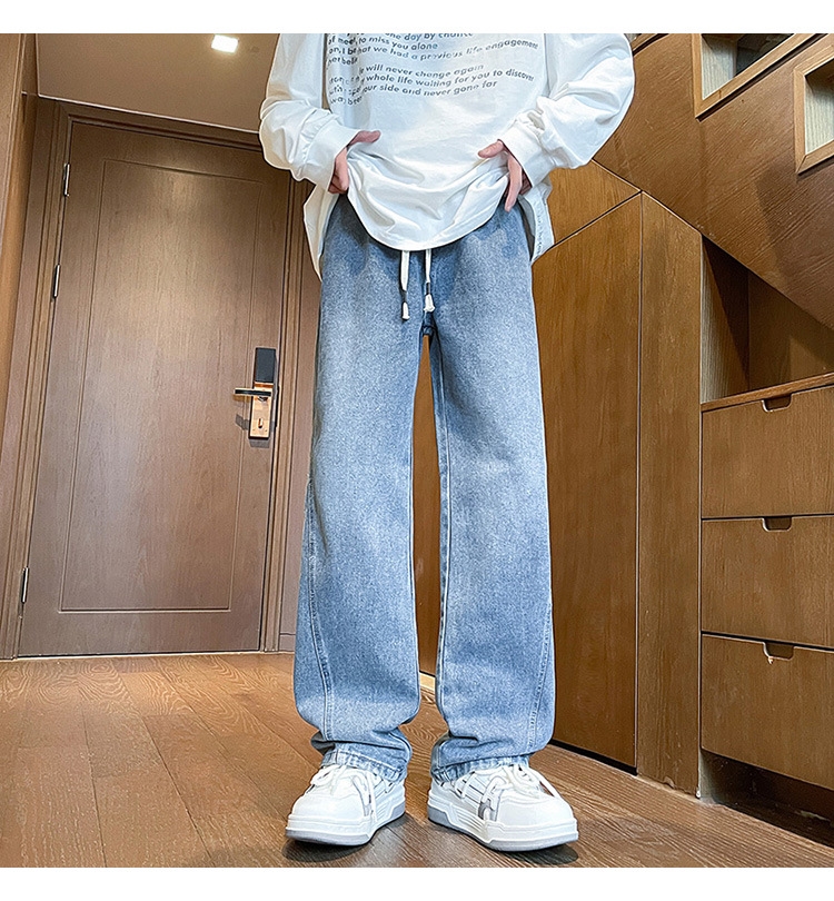 Джинсы мужские в стиле Хонконг весна оптом из Китая