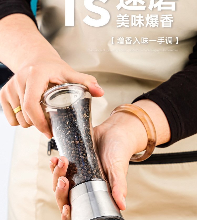 Стеклянный мельничек для перца из нержавеющей стали оптом