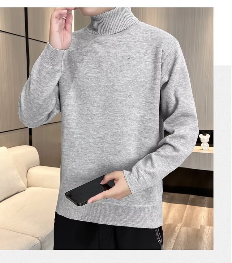 Мужской свитер с высоким воротником оптом