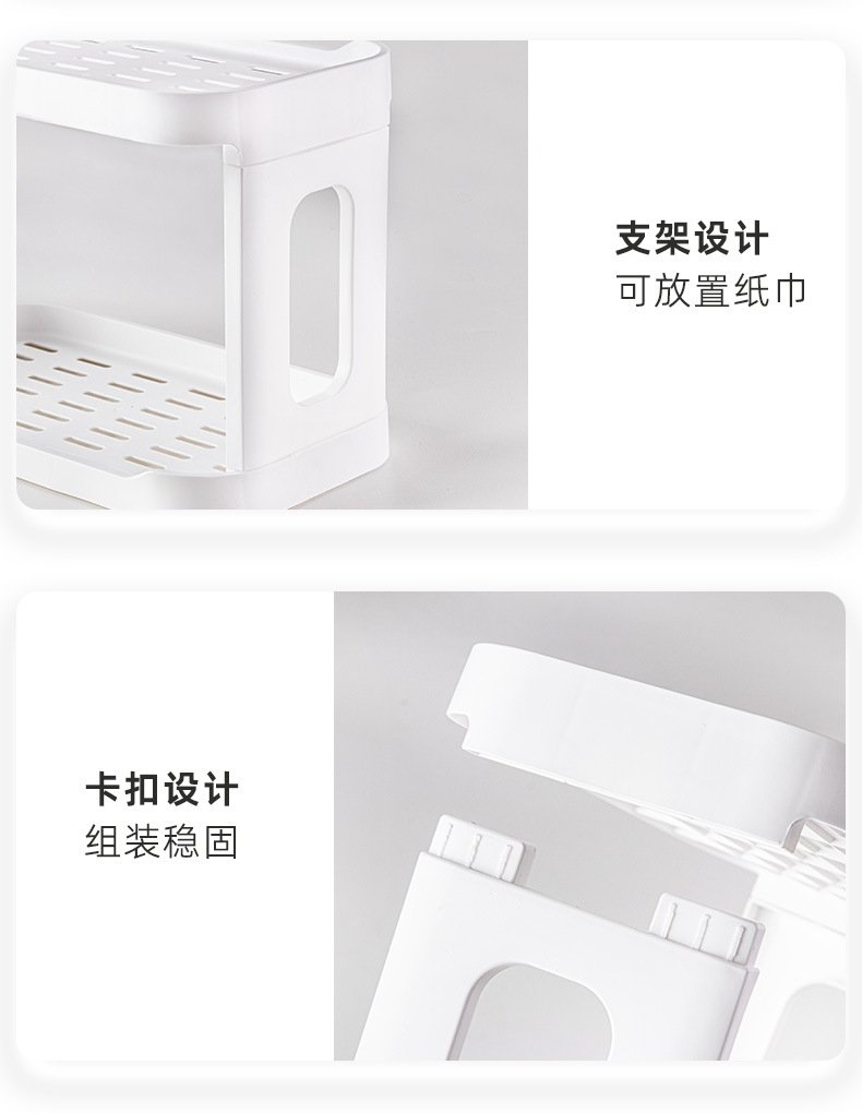 Двухуровневая полка для ванной комнаты и туалетного столика оптом