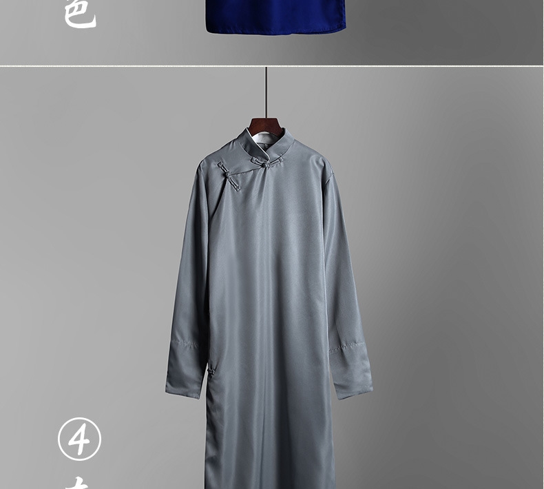 Мужская национальная рубашка с длинным рукавом оптом из Китая