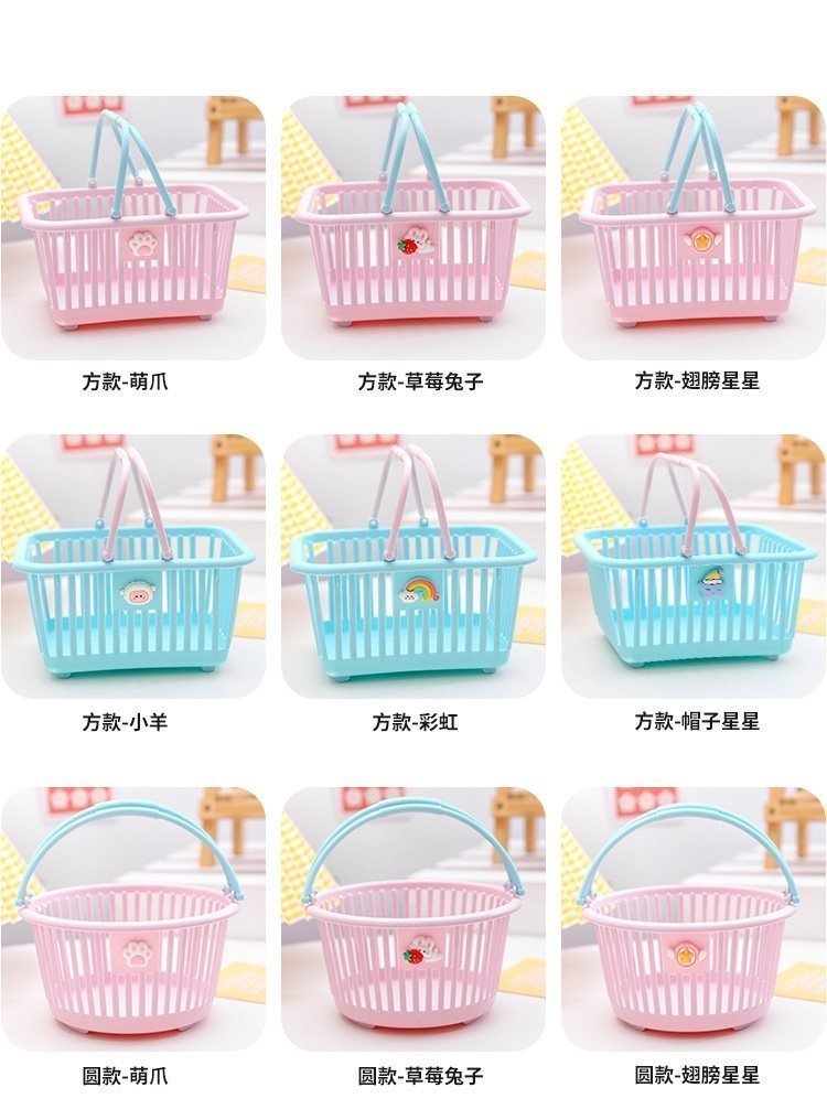 Корзина для хранения Макарон в стиле цветового столкновения оптом