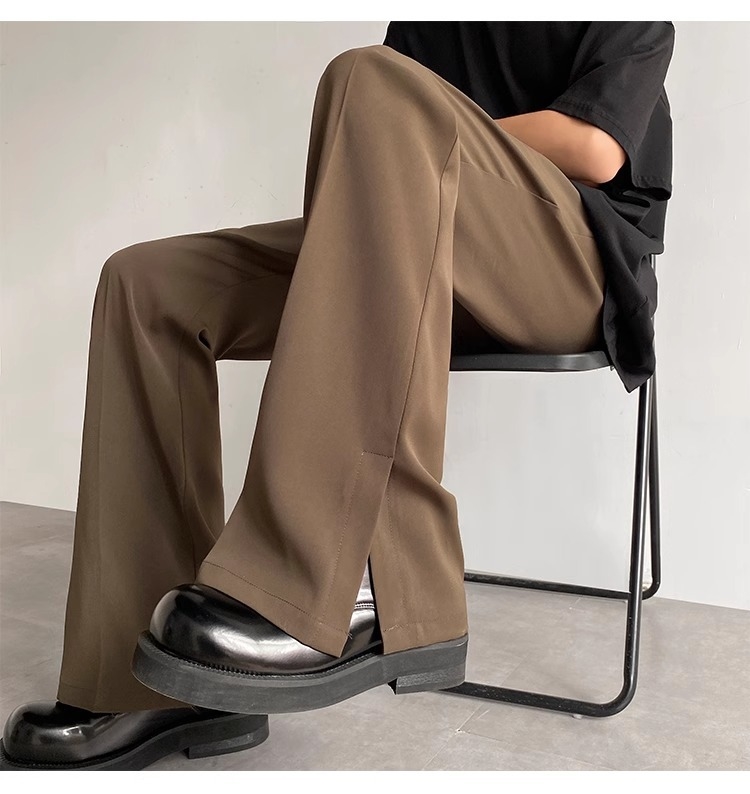 Мужские брюки с разрезом на костюме оптом из Китая