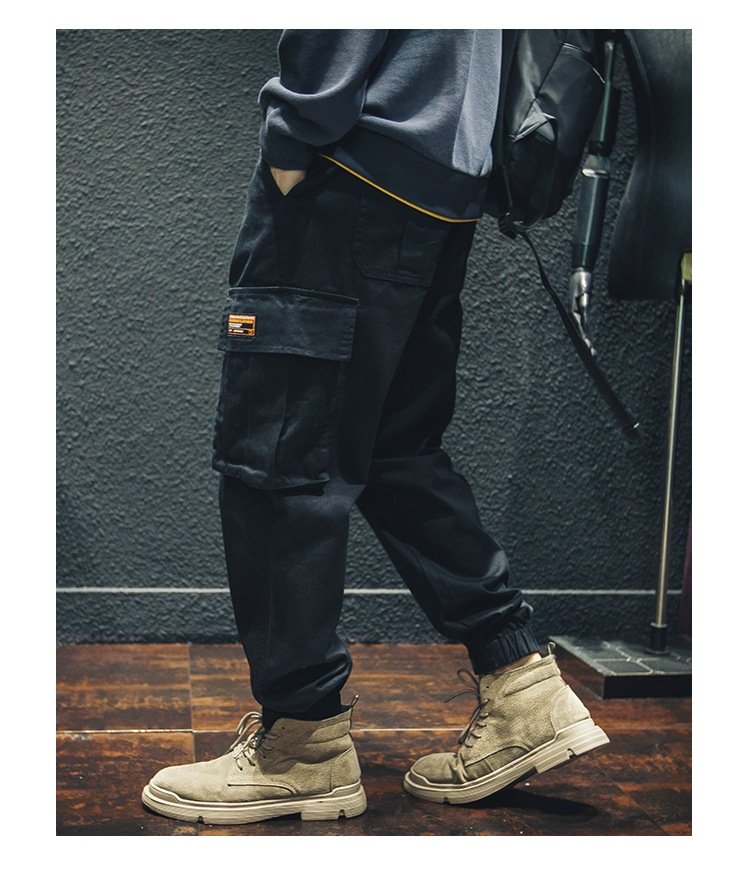 Весенние хлопковые брюки мужские оптом из Китая