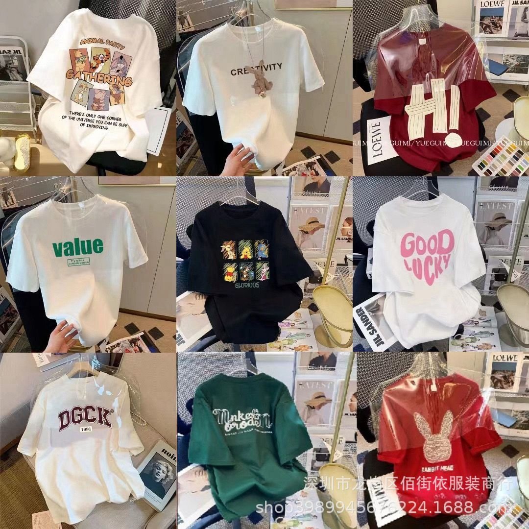 Женская футболка из чистого хлопка оптом