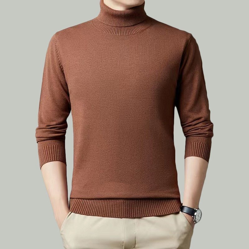 Мужской свитер с высоким воротником оптом