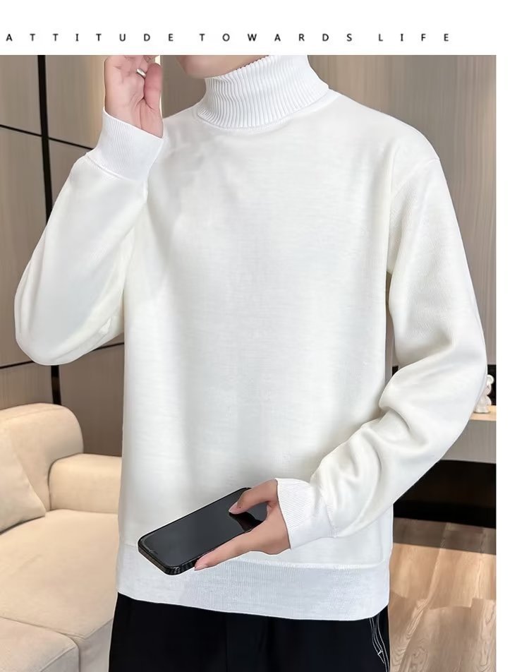 Мужской свитер с высоким воротником оптом