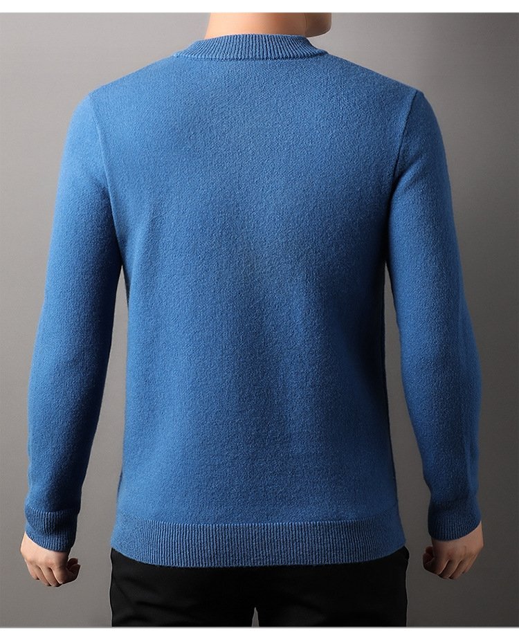 Мужской свитер из овечьей шерсти оптом