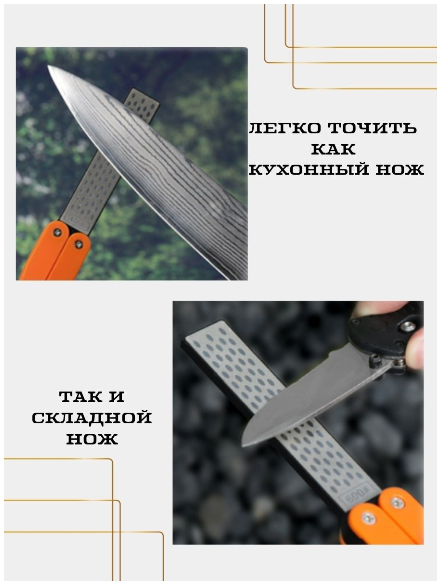 Ручная точилка для ножей и ножниц GO-TN-9 / К250 / В18 детальное фото