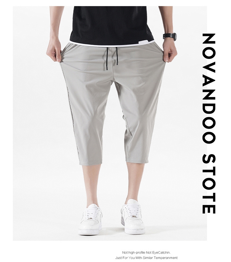 Мужские летние брюки из легкого льняного материала оптом из Китая