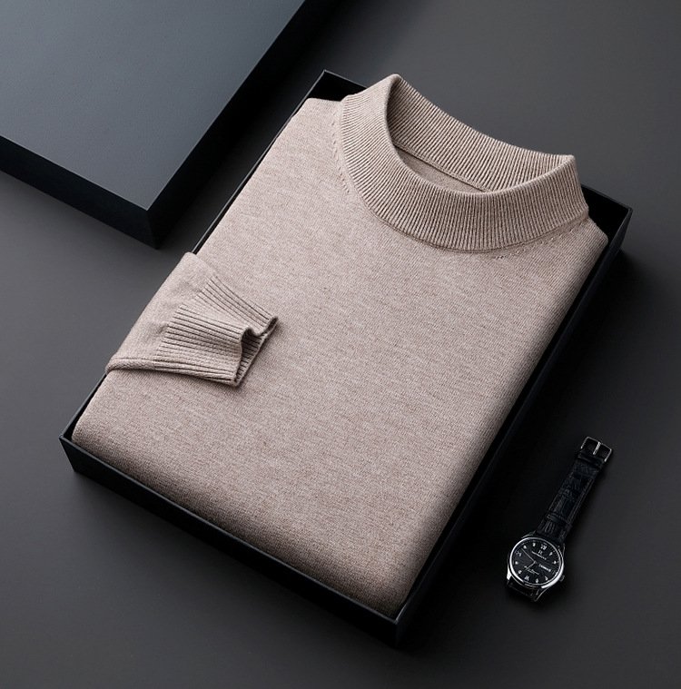 Мужской свитер с высоким воротником оптом