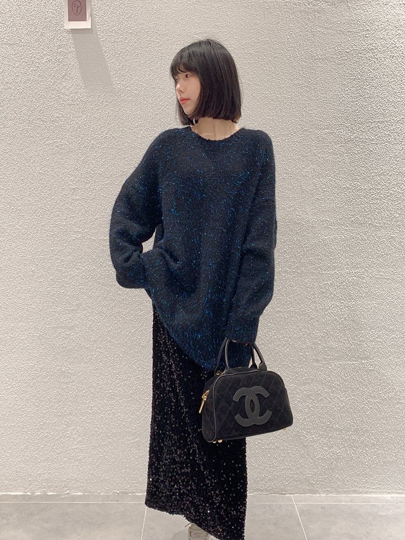 Высокая юбка с блестками из бархата оптом из Китая