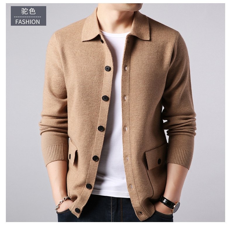 Мужская кардиган зимняя осень оптом