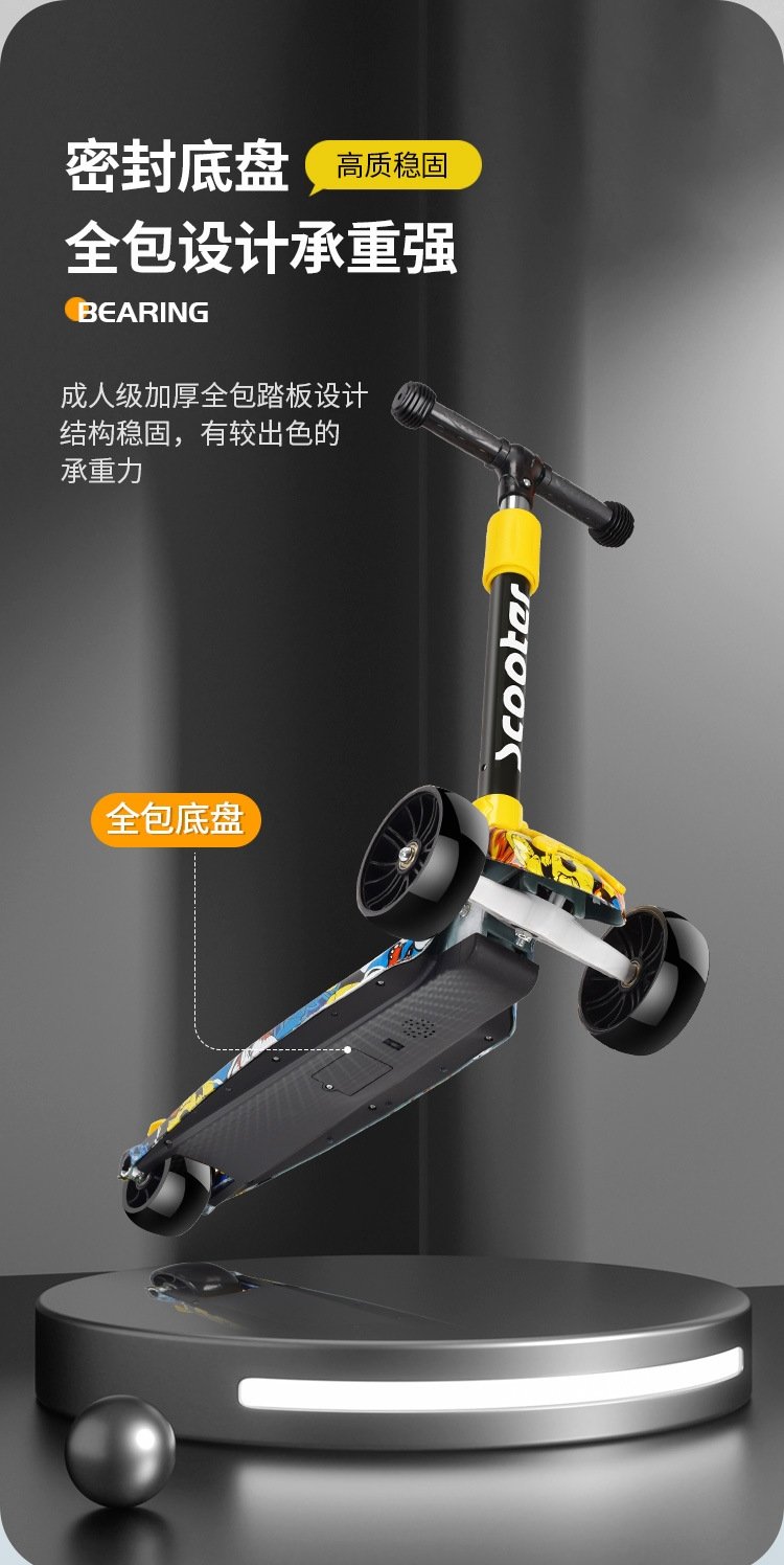 Детский трехколесный самокат оптом