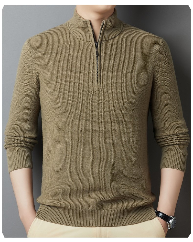 Мужской свитер из 100% шерсти оптом