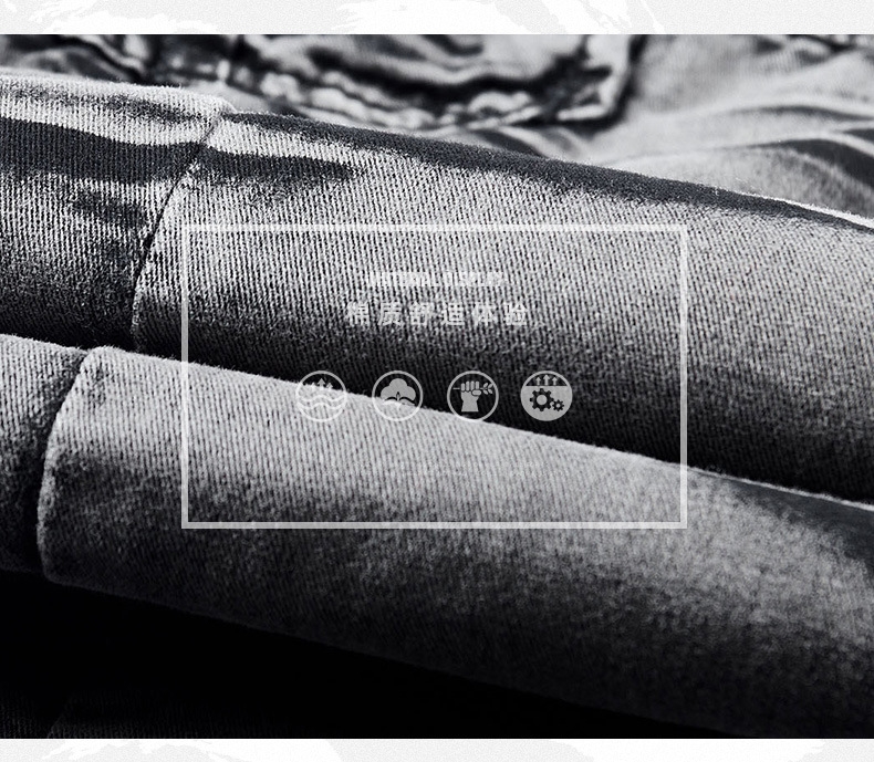 Мужские брюки военного стиля с карманами оптом из Китая