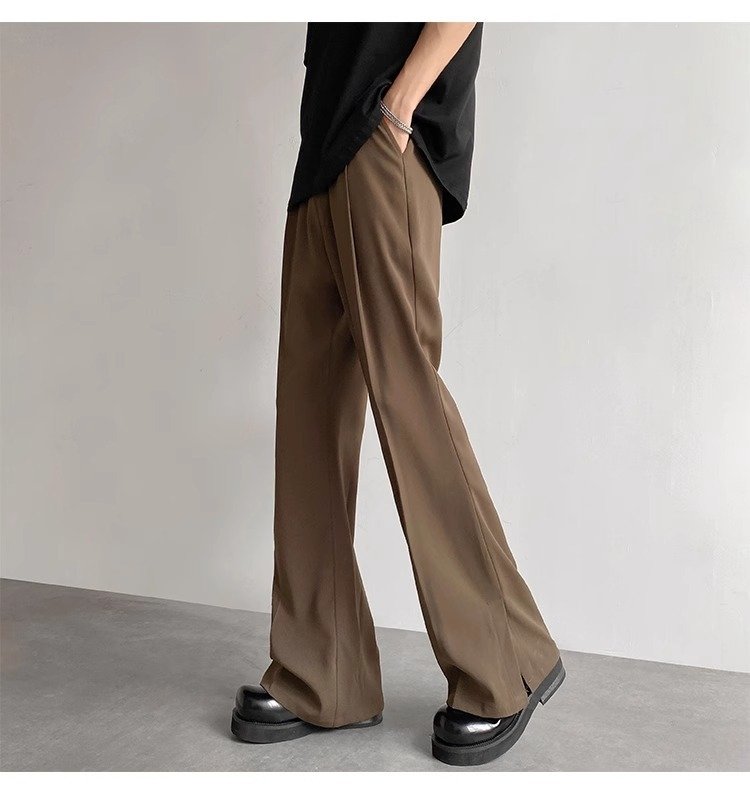 Мужские брюки с разрезом на костюме оптом из Китая