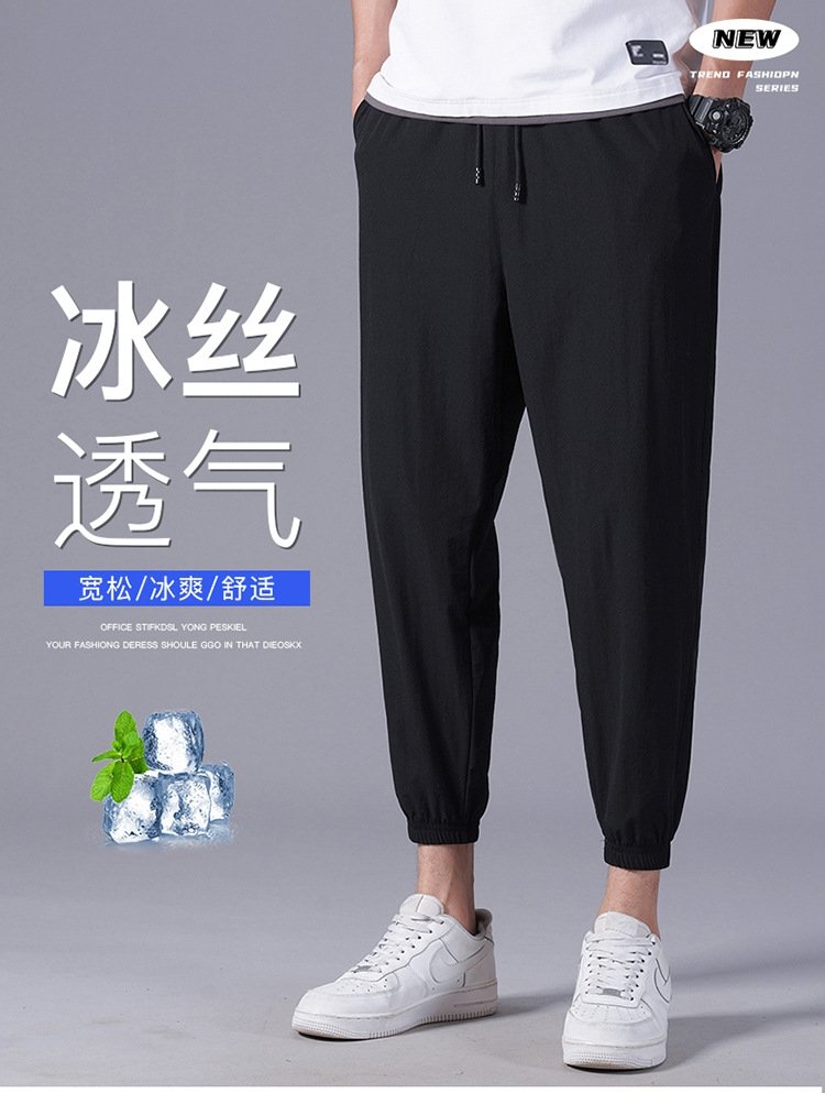 Мужские летние брюки из легкого льняного материала оптом из Китая