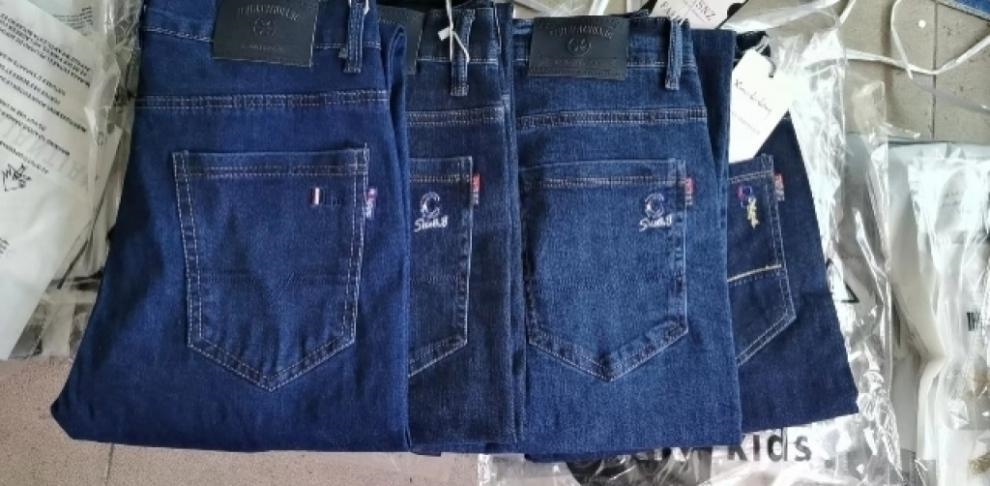 Мужские джинсы с высокой посадкой оптом из Китая