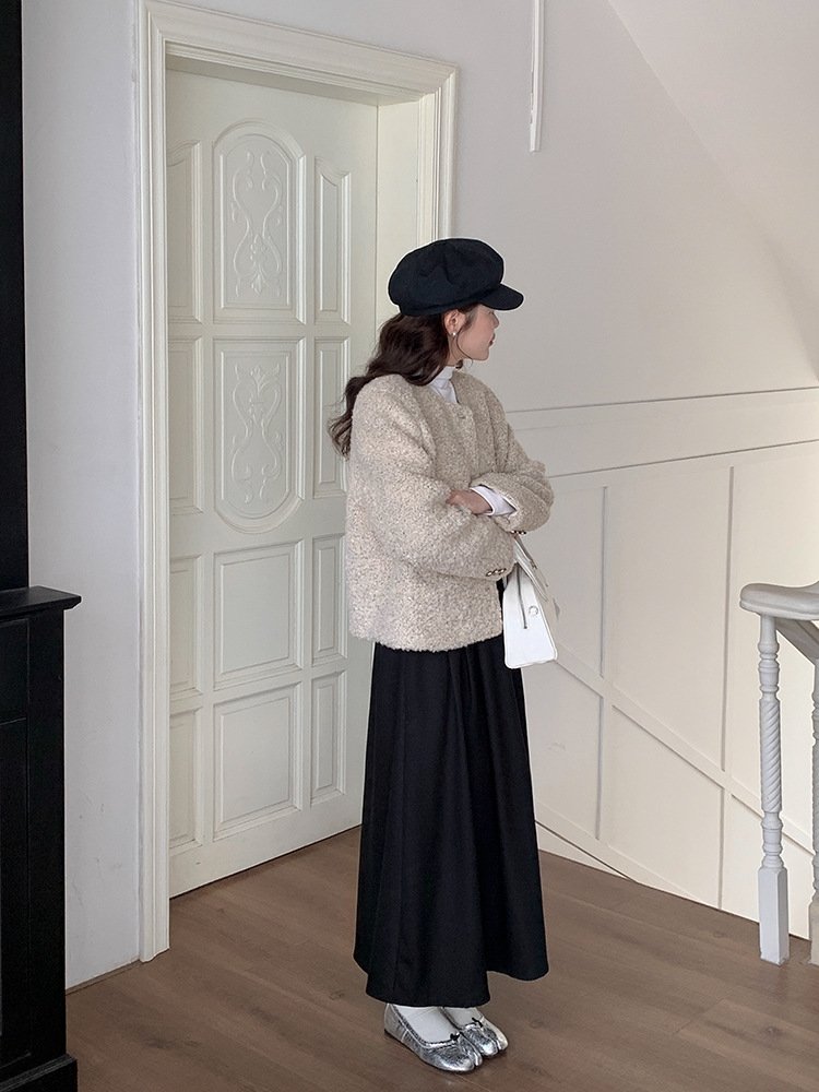 Женская длинная юбка с высокой талией и резинкой оптом из Китая