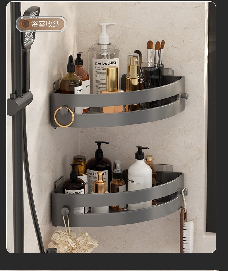 Угловая полка для ванной комнаты и кухни оптом