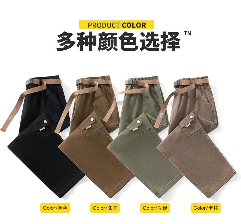 Джинсы мужские в стиле рабочей одежды оптом из Китая