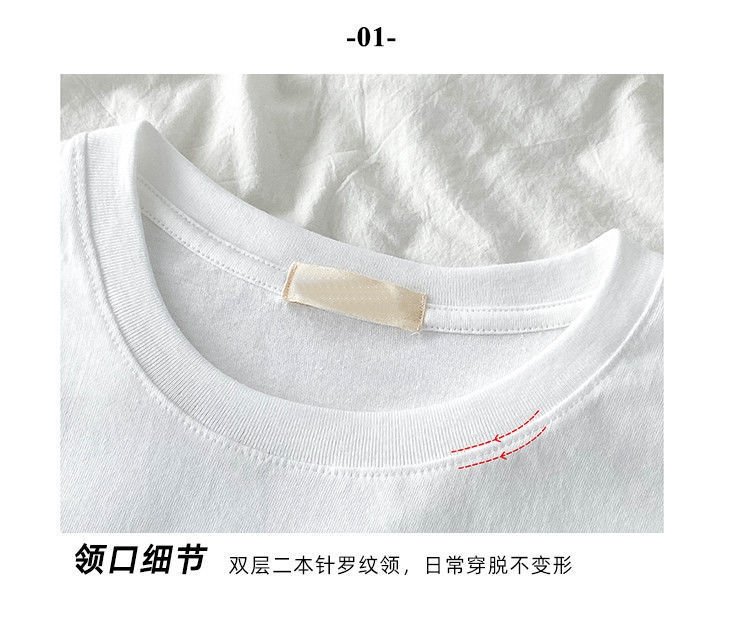 Женская футболка из чистого хлопка оптом