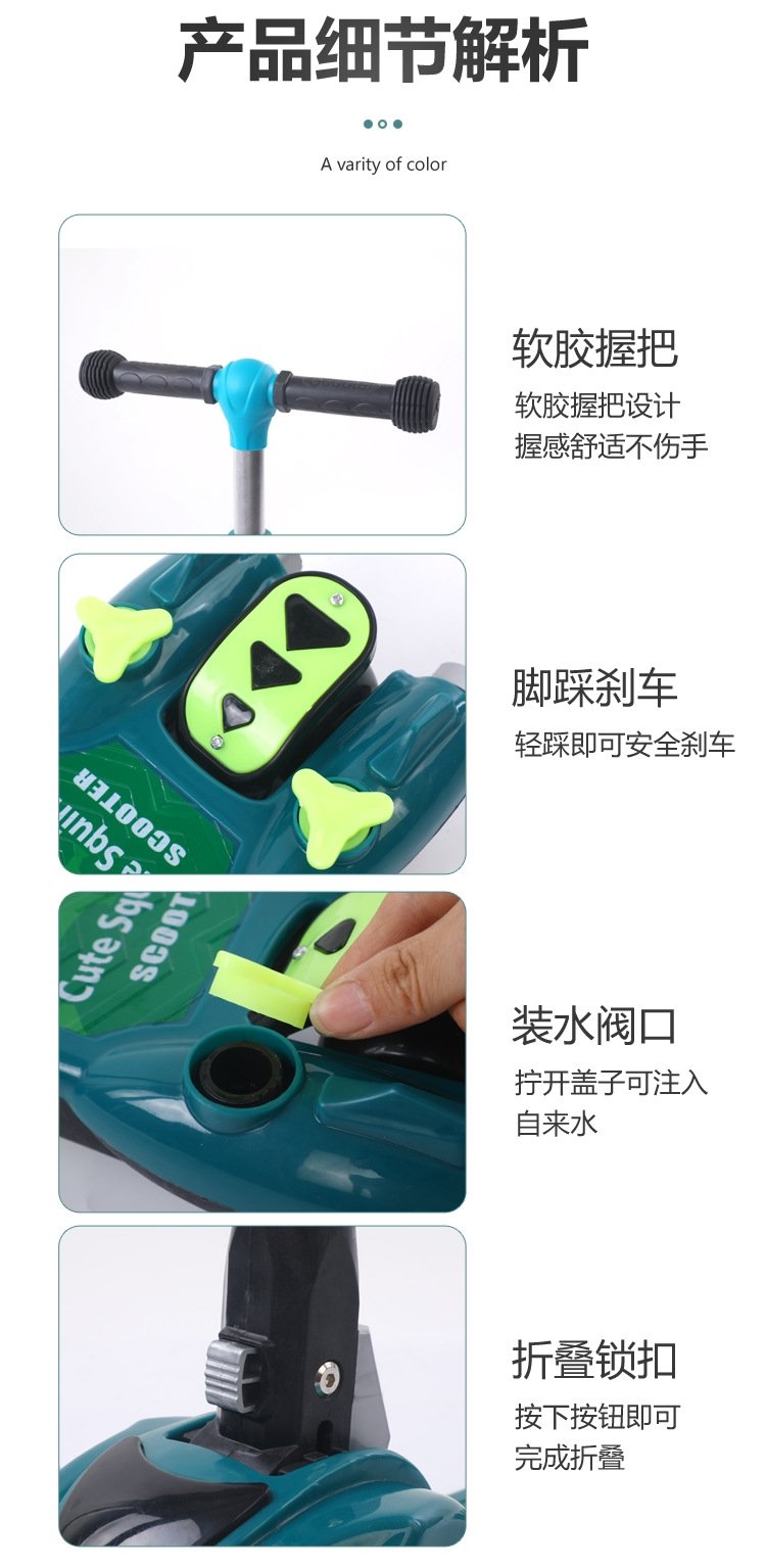 Детский трехколесный самокат оптом