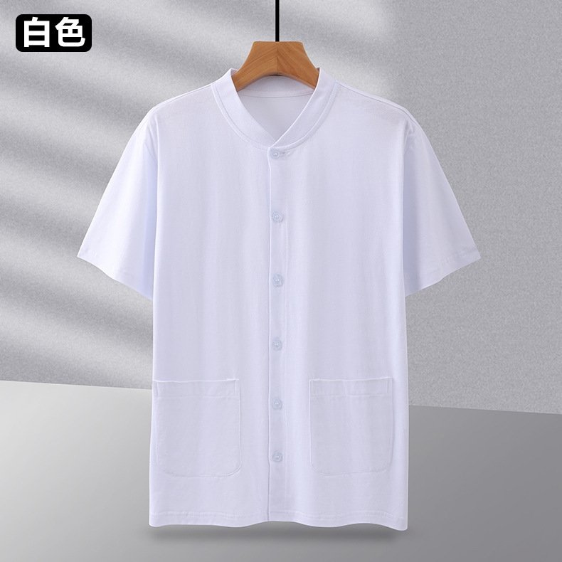 Мужская футболка с коротким рукавом из чистого хлопка оптом