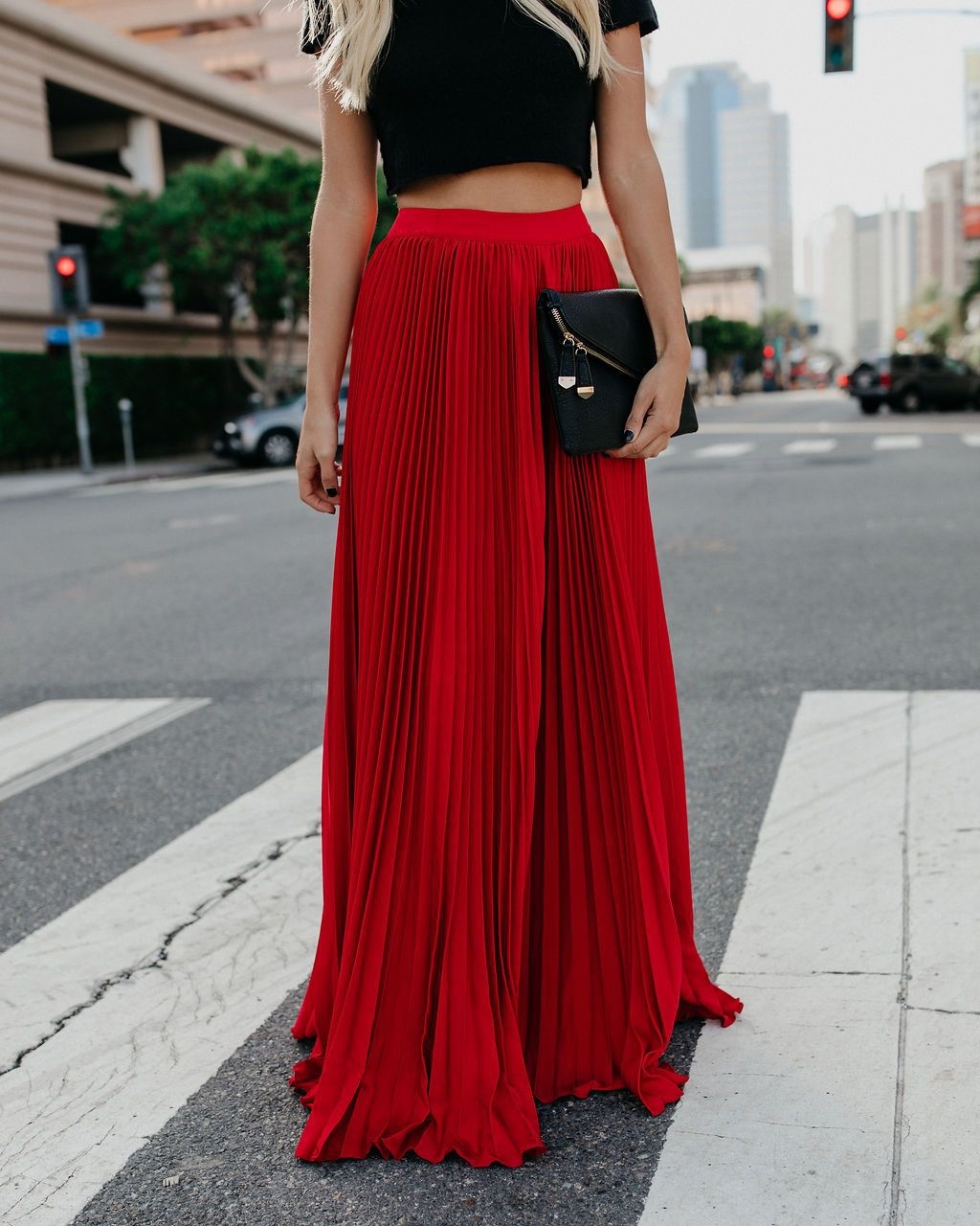 Женская юбка средней длины с высокой талией оптом из Китая