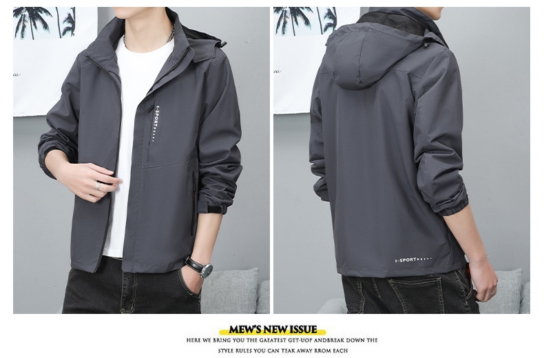 Мужская куртка с защитой от ветра и воды оптом из Китая