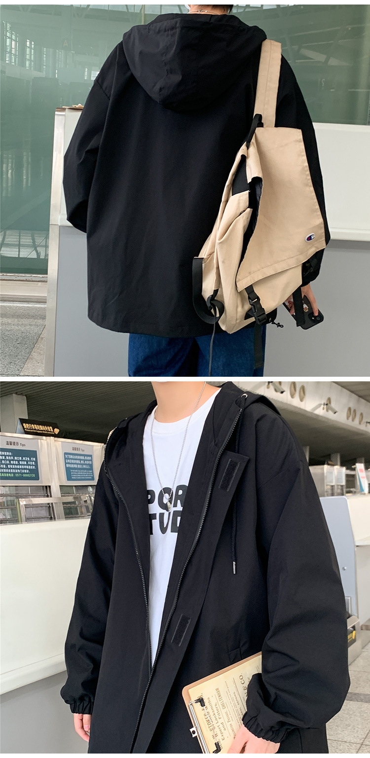 Мужская винтажная куртка с капюшоном оптом из Китая