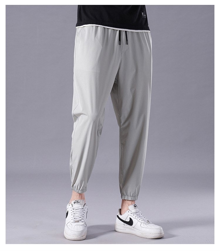 Мужские летние брюки из легкого льняного материала оптом из Китая