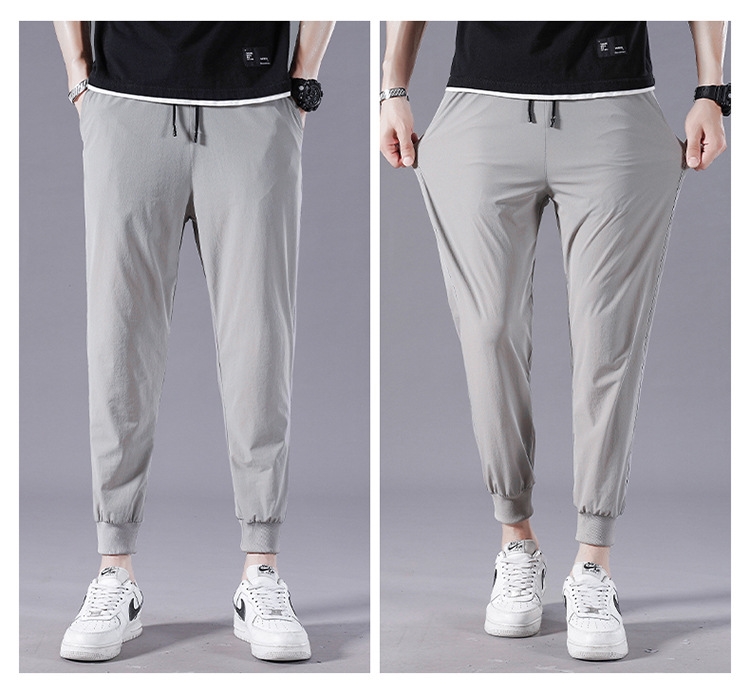 Мужские летние брюки из легкого льняного материала оптом из Китая