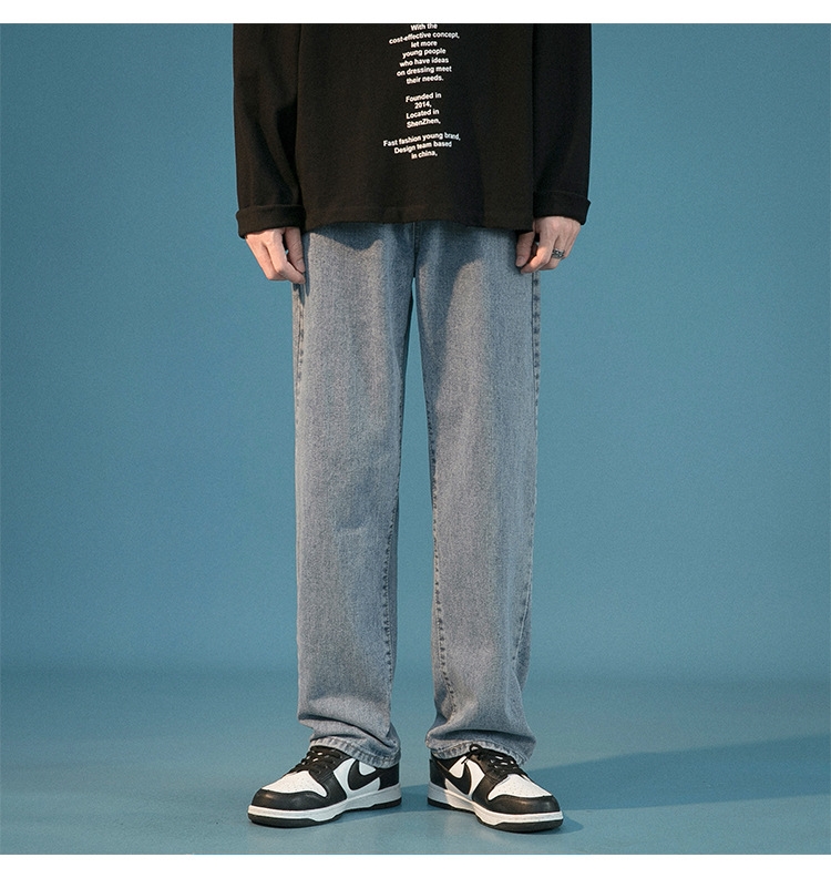 2024 весна-осень новые мужские джинсы оптом из Китая