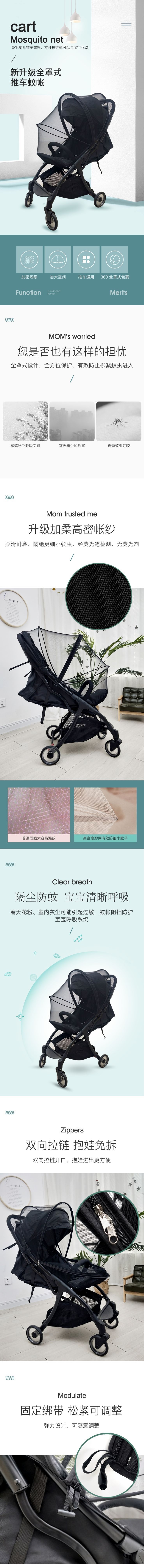 Москитная сетка для детской коляски оптом из Китая