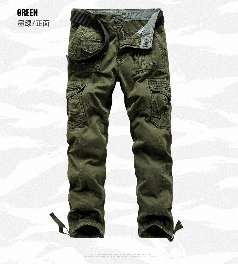 Мужские брюки военного стиля с карманами оптом из Китая