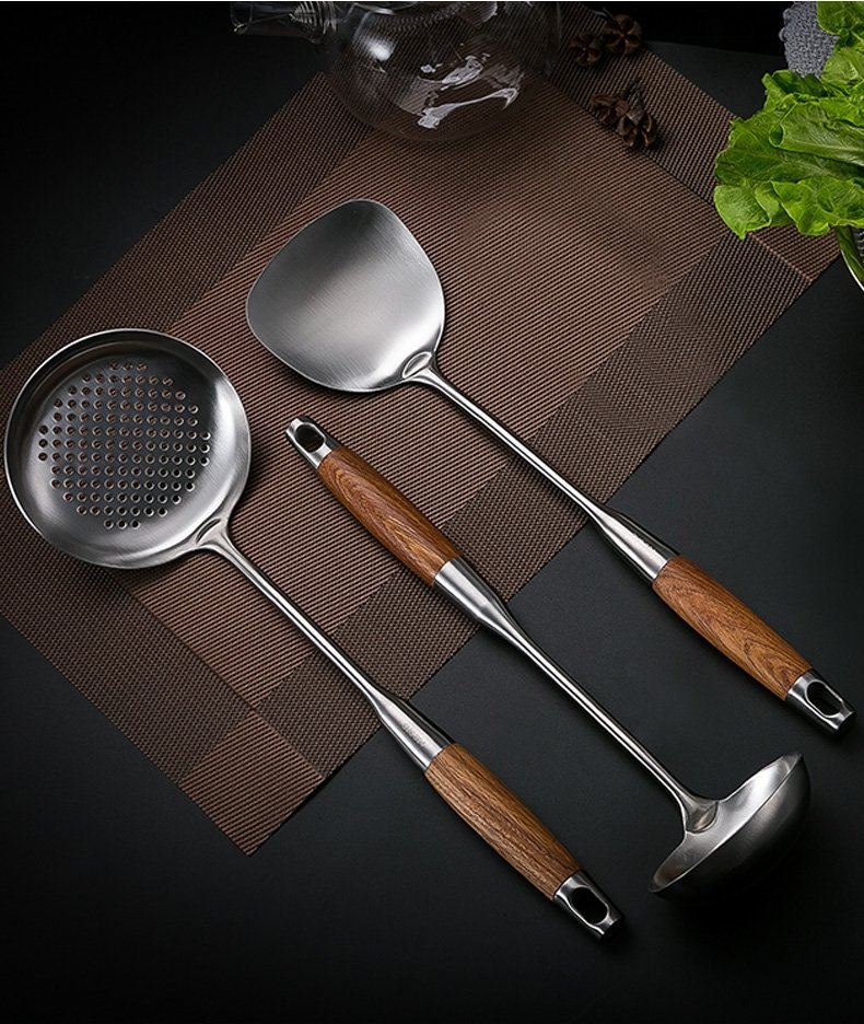 Набор кухонных лопаток и ложек из нержавеющей стали оптом