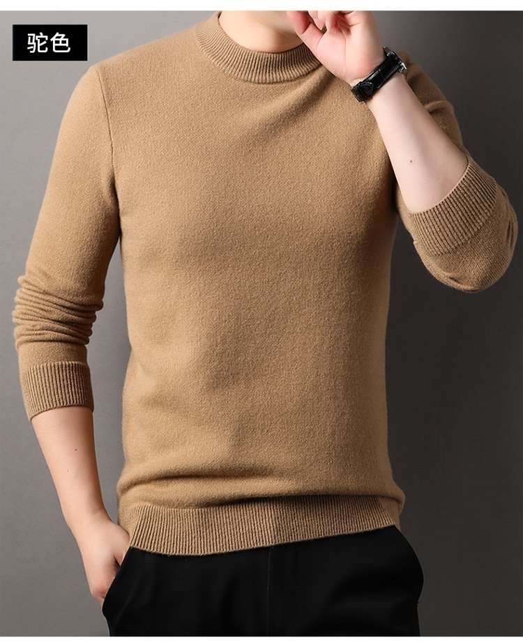 Мужской свитер из овечьей шерсти оптом