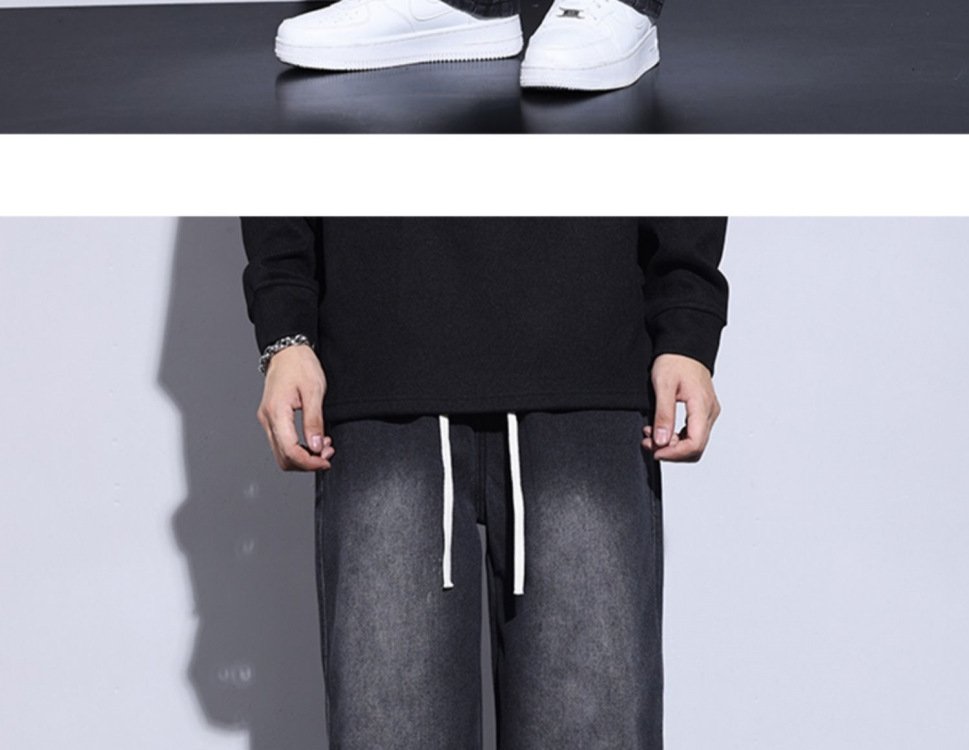 Мужские джинсы черного цвета оптом из Китая