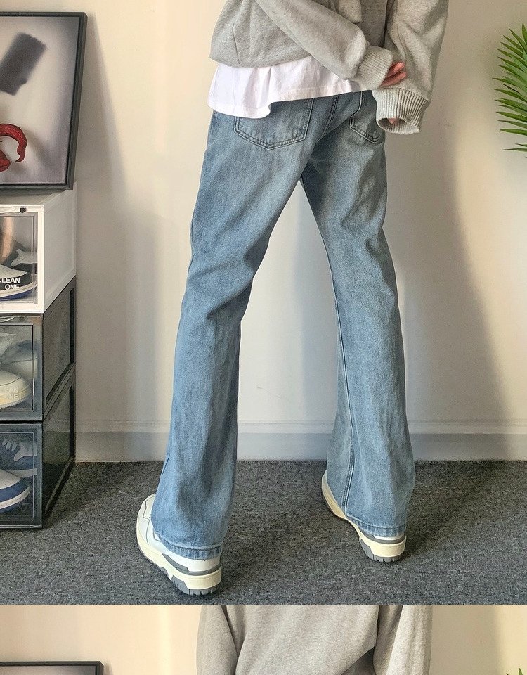 Мужские джинсы Vintage синего цвета оптом из Китая